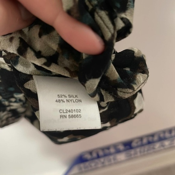 Classiques entrier sleeveless print blouse XL - Picture 2 of 5